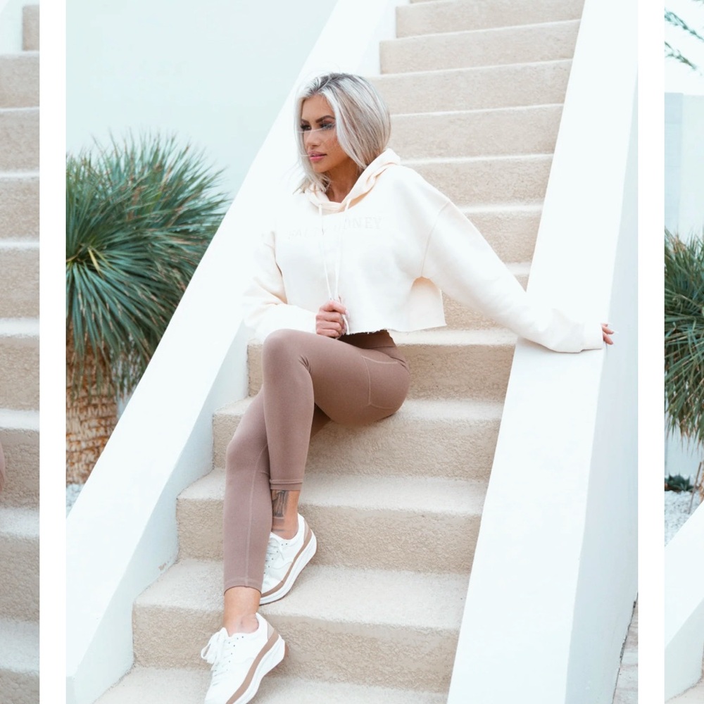Salty Honey Freeform Leggings: Mocha